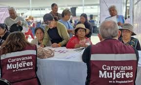 Llega a Santiago Papasquiaro la “Caravana para Mujeres en la Propiedad Social”