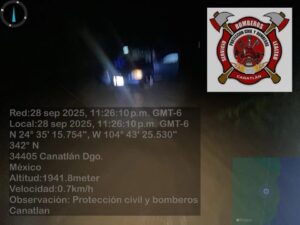  Por fuertes lluvias hay incomunicación en Canatlán