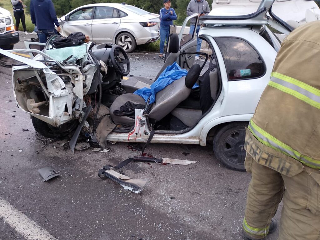 Impresionante accidente al amanecer