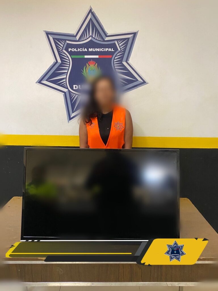 Detenida por robar un televisor a otra mujer