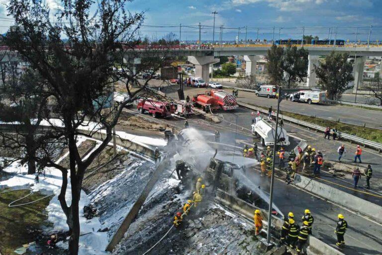 Sube a 17 número de víctimas mortales por explosión de pipa en Iztapalapa