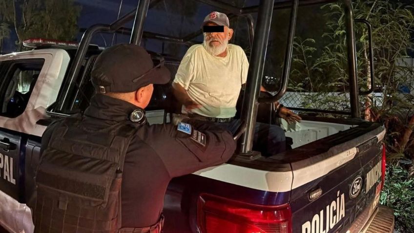 Abuelito de 71 años termina detenido tras noche de fiesta; no le alcanzó su pensión para pagar