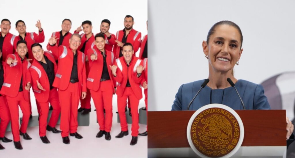 Sheinbaum anuncia a La Arrolladora Banda El Limón para el 15 de septiembre en el Zócalo