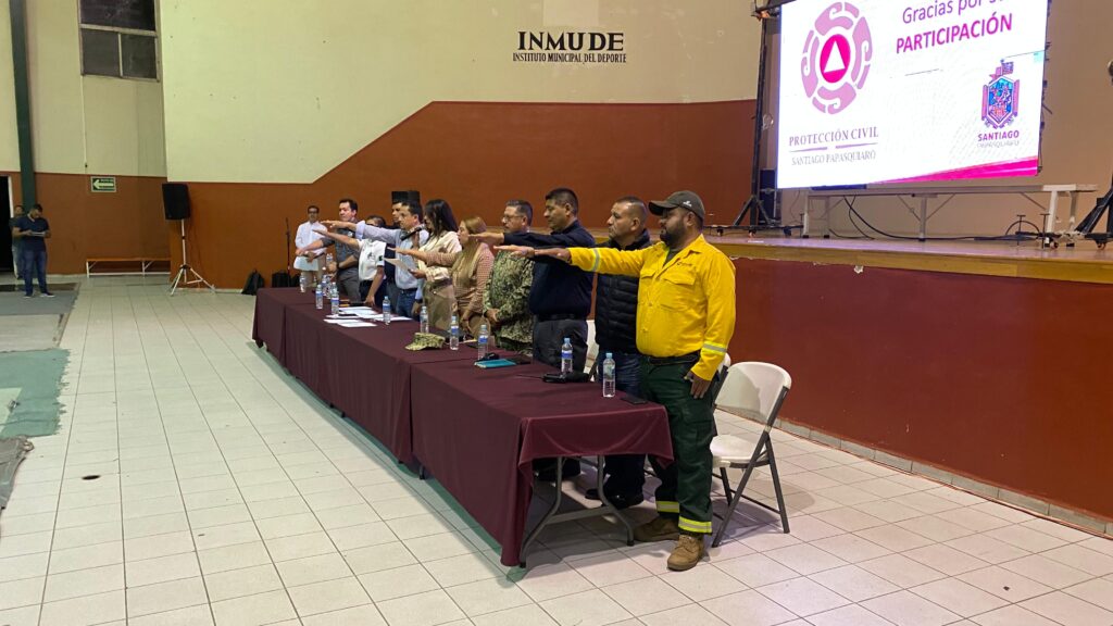 Instalan el Consejo Municipal de Protección Civil en Santiago Papasquiaro