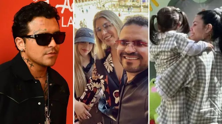 Papás de Christian Nodal fueron al cumpleaños de Inti