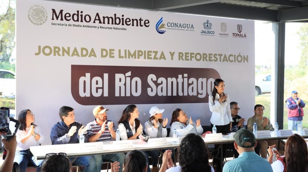 Tlaquepaque se suma a la recuperación del río Lerma-Santiago con jornada de limpieza y reforestación