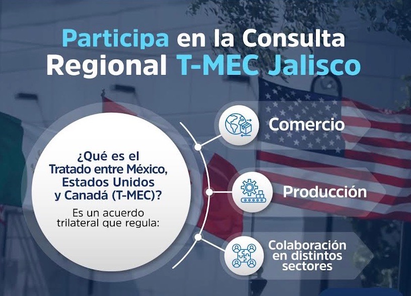 Jalisco impulsa consulta abierta sobre la revisión del T-MEC