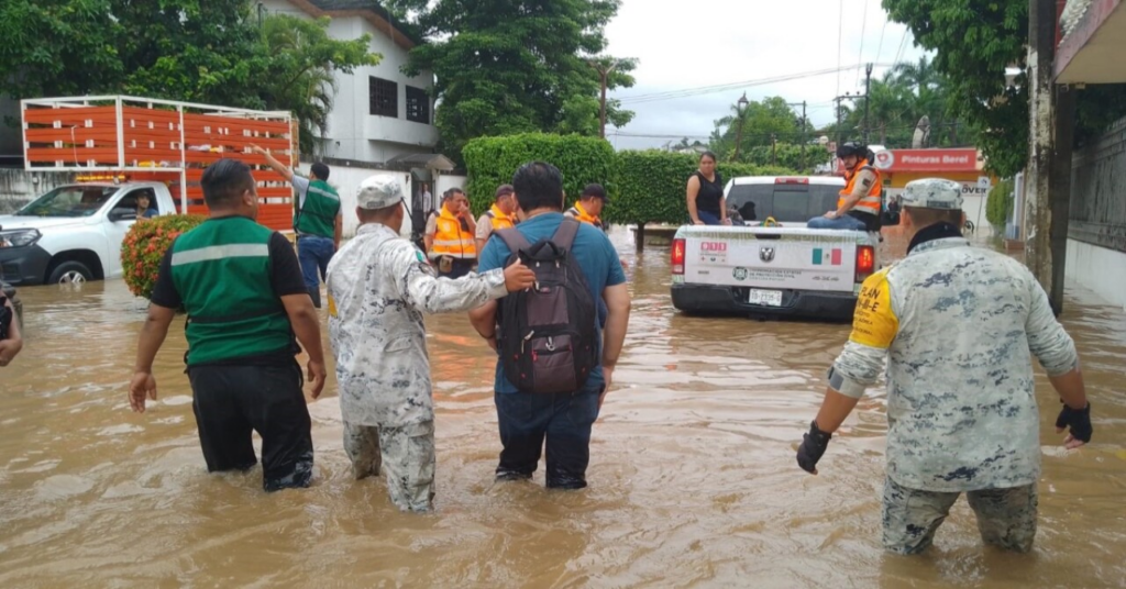 Sheinbaum coordina atención a afectados por lluvias; suman 37 muertos y 117 municipios afectados