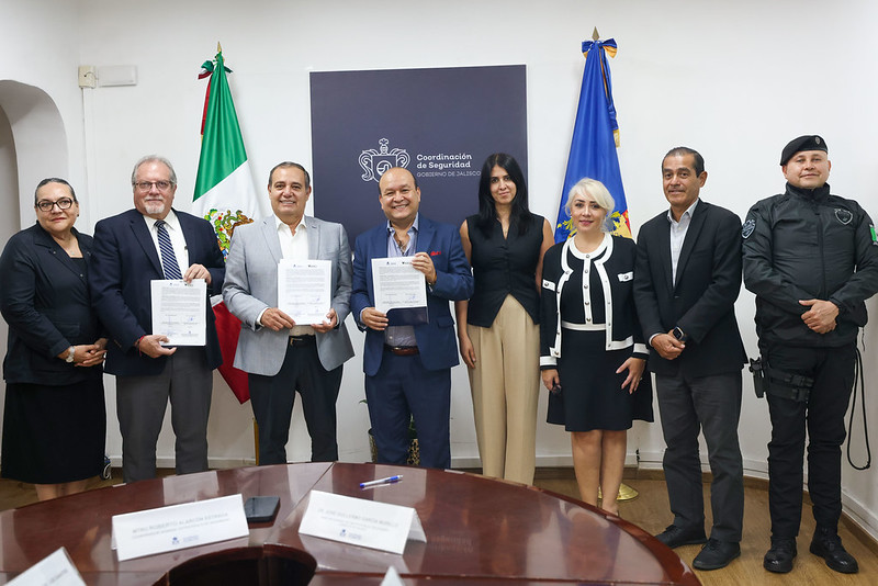 Firman profesionalización de cuerpos de seguridad con nuevo convenio académico en Jalisco