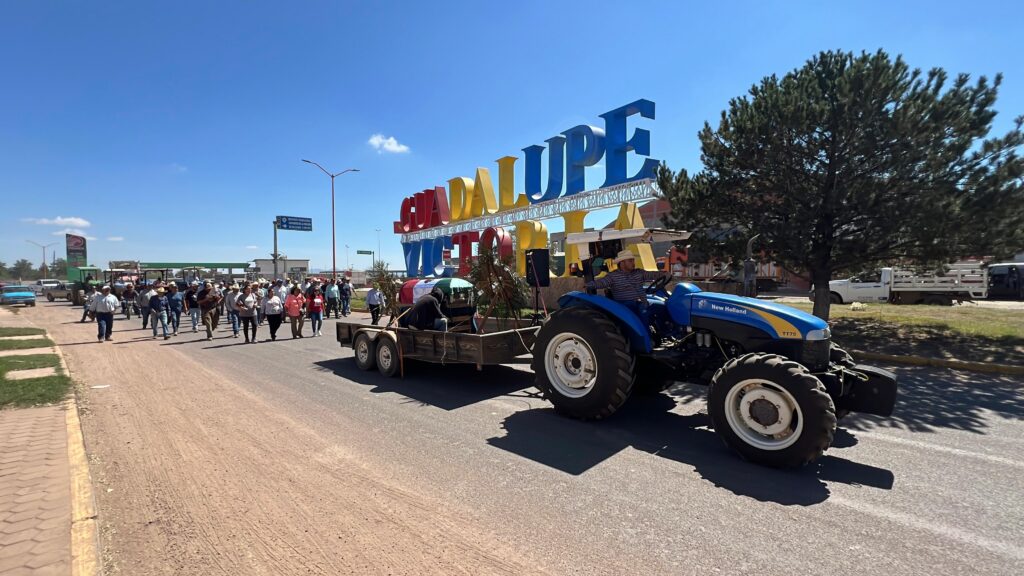 Agricultores marchan en Guadalupe Victoria ante la falta de respuesta federal y exigen ampliar el acopio de frijol 2025