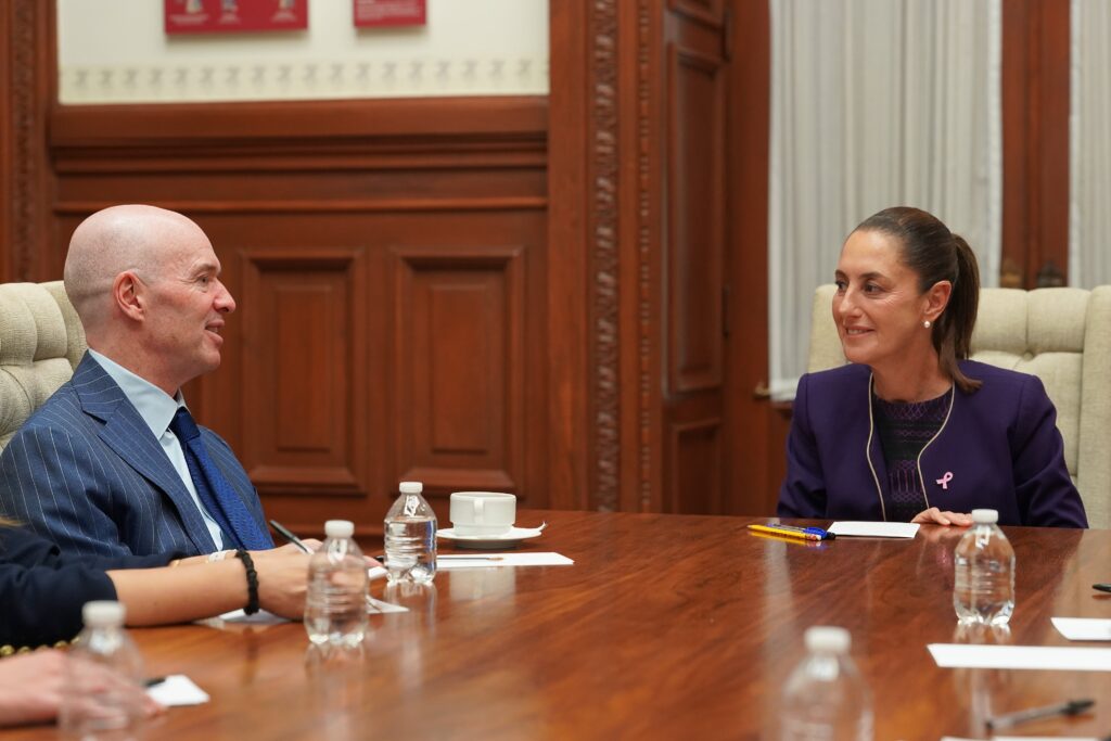 Sheinbaum se reúne con Ben Horowitz para dialogar sobre el desarrollo de IA en México