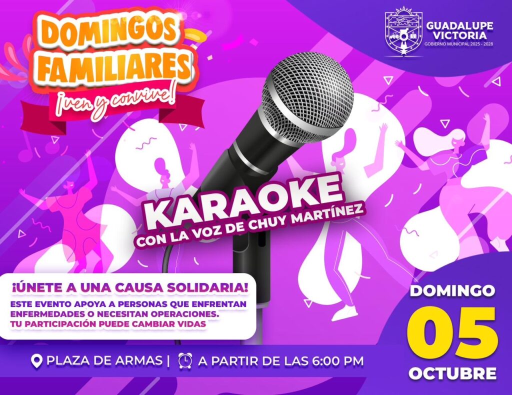 Realizan “Domingo Familiar” en Guadalupe Victoria para promover la convivencia y la solidaridad