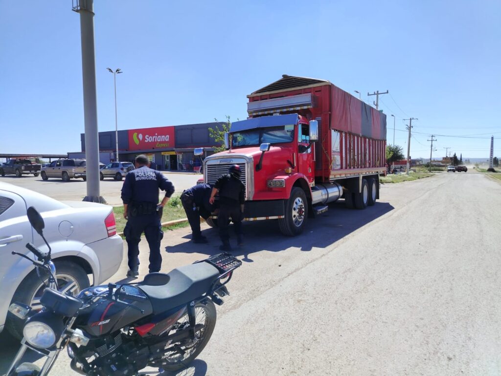 Autoridades municipales realizan operativo para liberar la vía pública frente a una tienda departamental