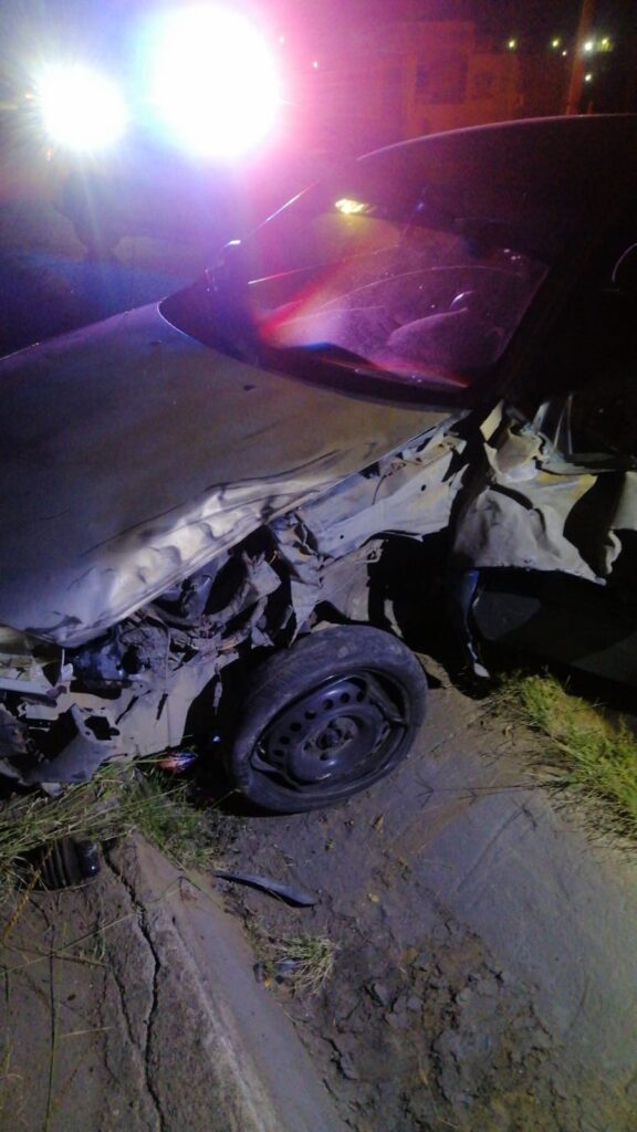 Choque en avenida Centauro deja una persona lesionada