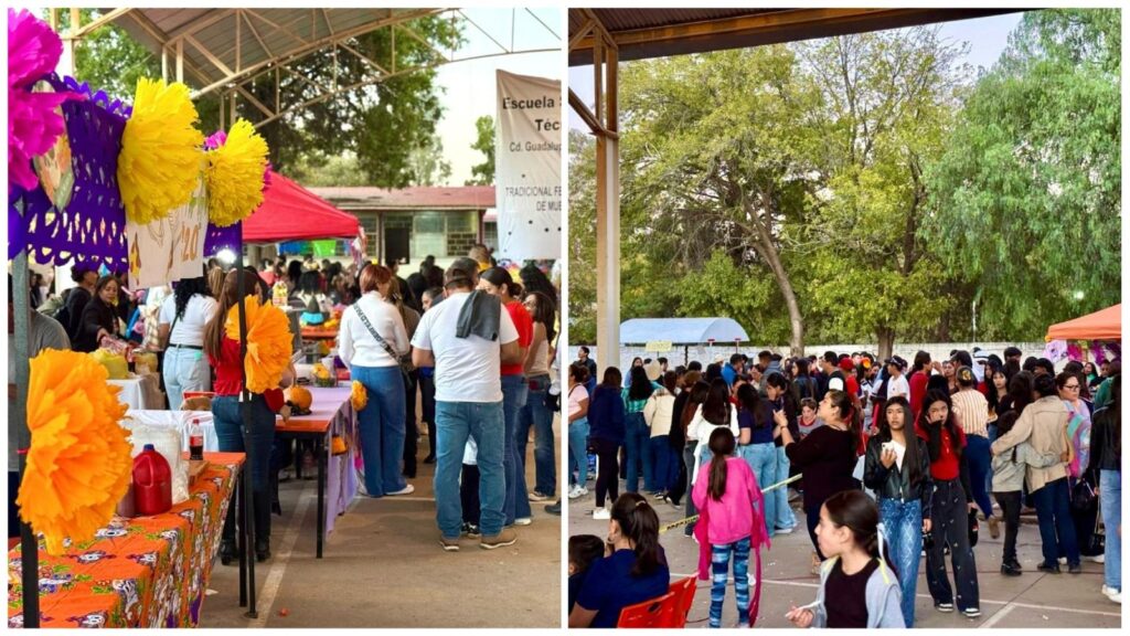 Secundaria Técnica No. 8 celebra el Día de los Fieles Difuntos con su tradicional kermés