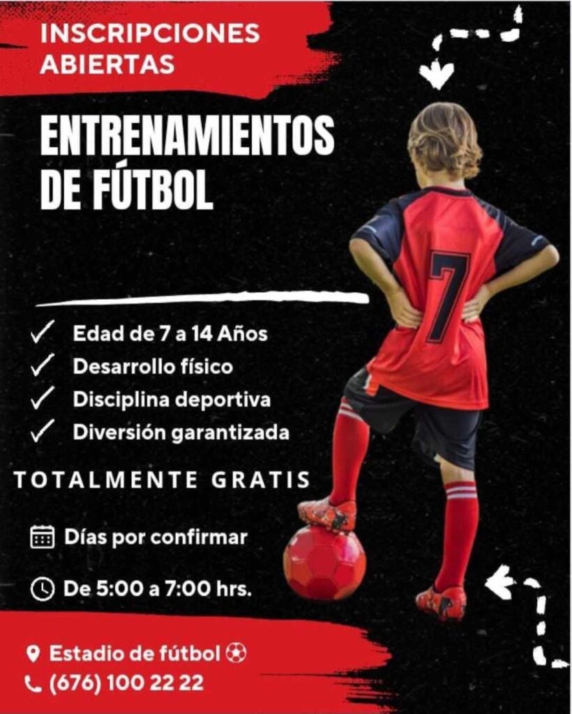 Abren inscripciones para la Escuela de Fútbol Municipal gratuita