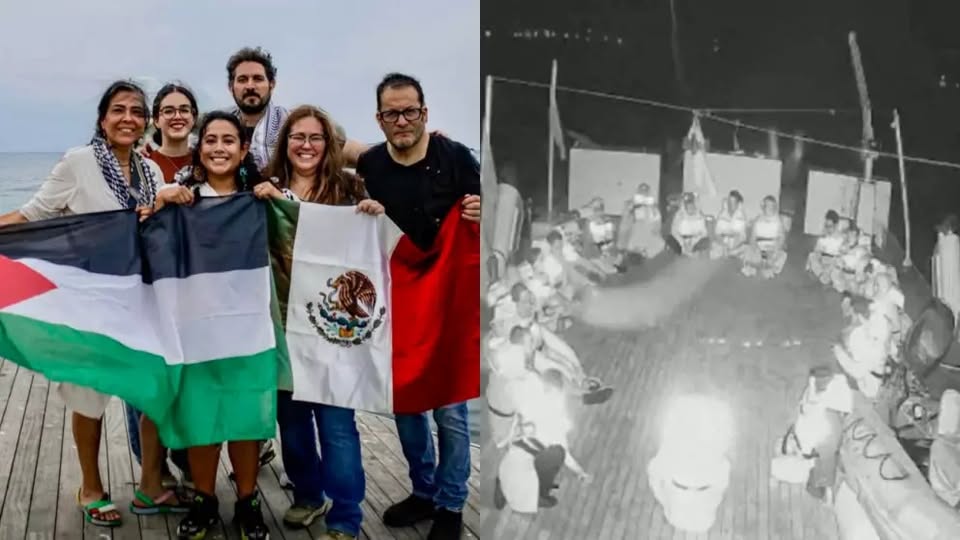 Embajada de Israel justifica detención de flotilla con mexicanos rumbo a Gaza