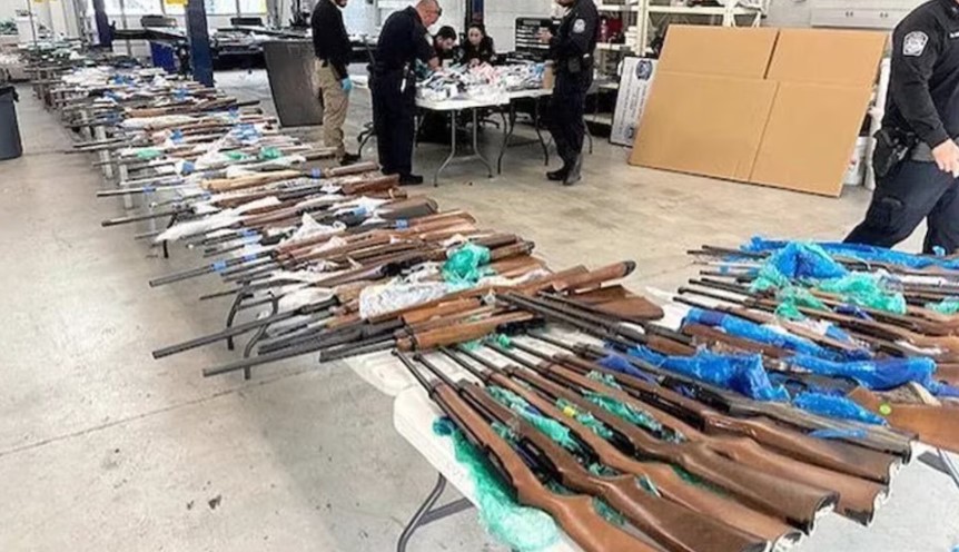 Estados Unidos decomisó 400 armas procedentes de Texas, con destino a México