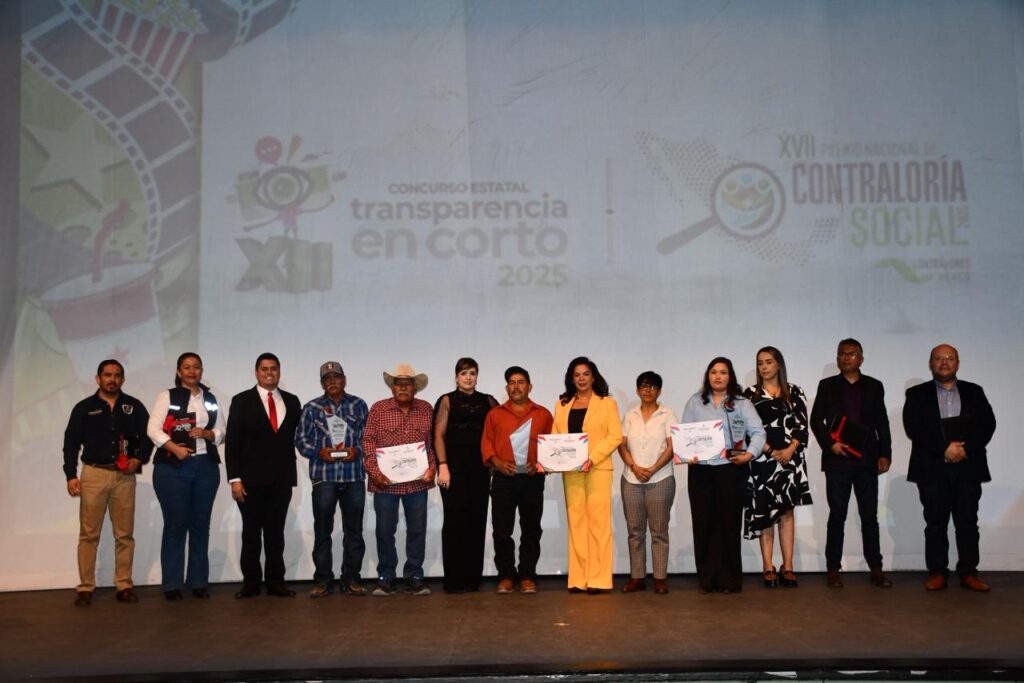 Durango premia vigilancia ciudadana en el Premio Nacional de Contraloría Social 2025