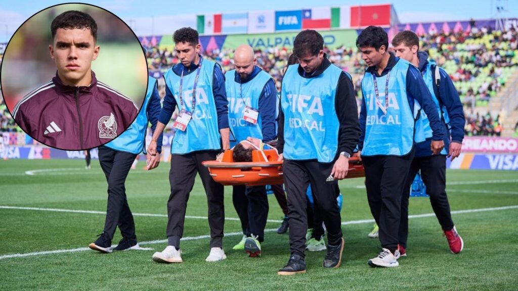 Golpe en la cabeza deja a Mateo Levy fuera de los octavos del Mundial Sub20