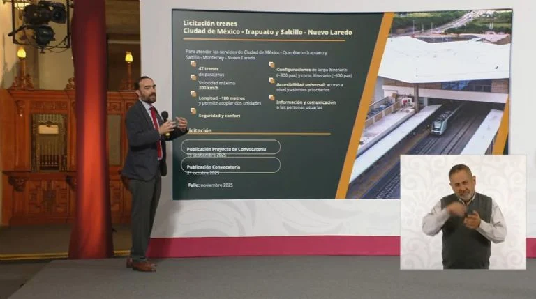 Gobierno Federal avanza a la Fase 2 en red nacional de trenes de pasajeros