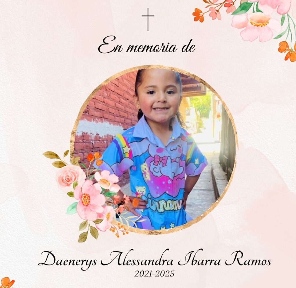 FGR investiga muerte de Daenerys; Gobernador abordó el caso con Zoé Robledo, titular del IMSS