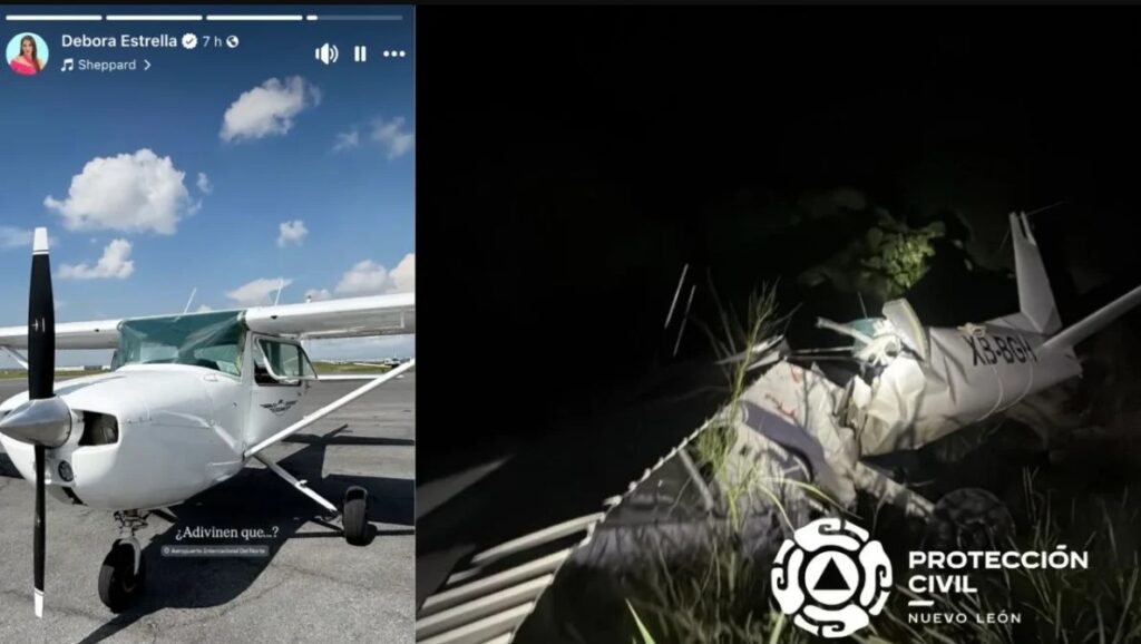 Da positivo en mariguana y alcohol, piloto de aeronave donde murió Débora Estrella