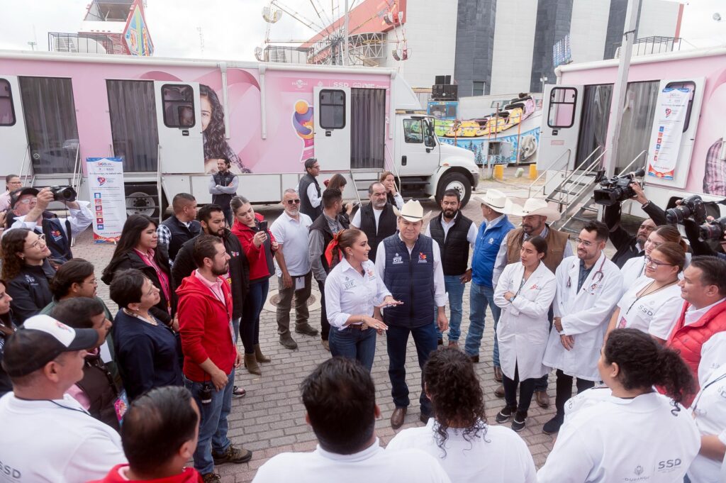 “Durango tiene un hospital sobre ruedas y hoy lo ponemos al servicio de nuestros hermanos Mexicanos”: Esteban Villegas