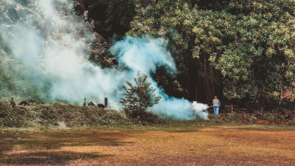 Servicios de Salud de Nayarit inició acciones de nebulización en la comunidad de Jalcocotán