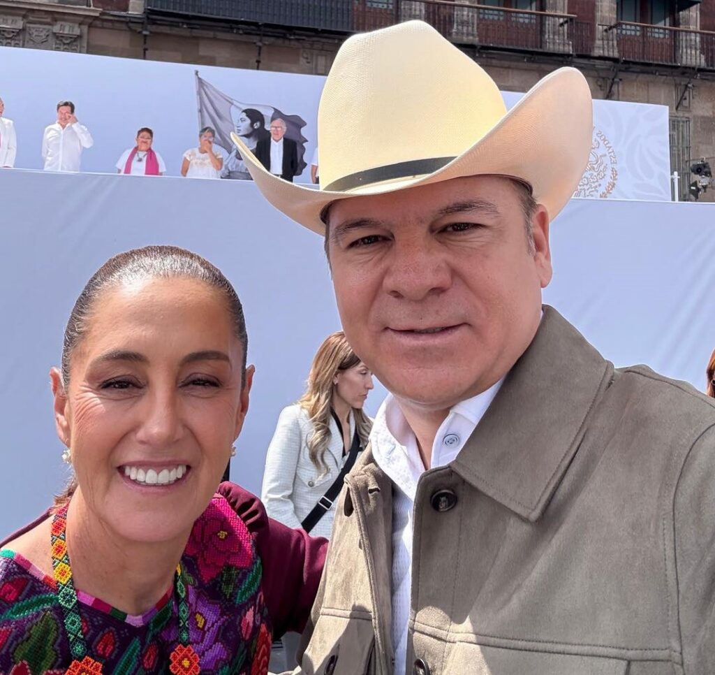 Esteban Villegas acompañó a la presidenta Claudia Sheinbaum en su Primer Informe de Gobierno