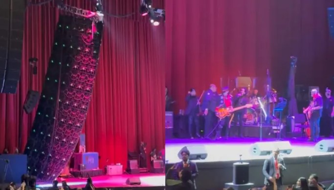 Cae Pantalla Gigante Durante Concierto Sinfónico de El Tri