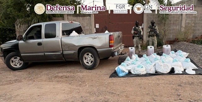 Aseguran 211 mil pastillas de fentanilo y más de 500 kilos de metanfetamina en Culiacán