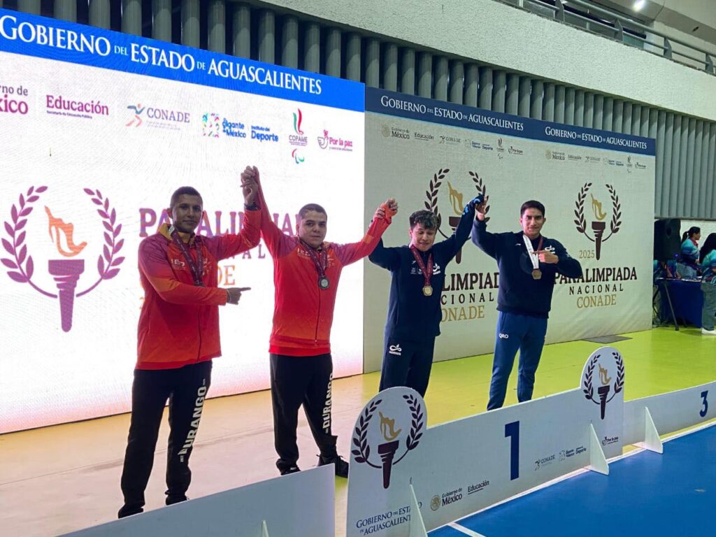 Atletas Duranguenses destacan en la Paralimpiada 2025: Llevan 44 medallas