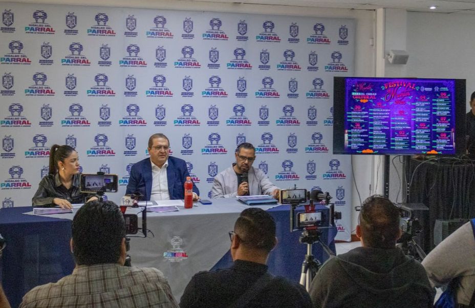 Presenta Gobierno de Parral la cartelera oficial del Festival de Muertos 2025