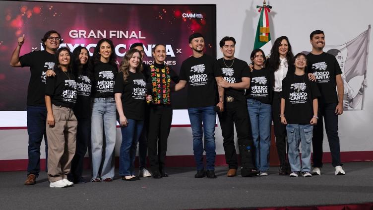 Sheinbaum anuncia la Gran Final del Concurso ‘México Canta’ 2025