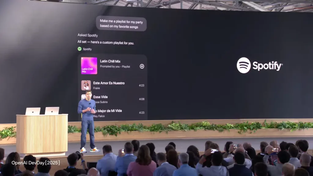 Chat GPT se vuelve una super app: ya podés usar Spotify, Canva y más desde el chat