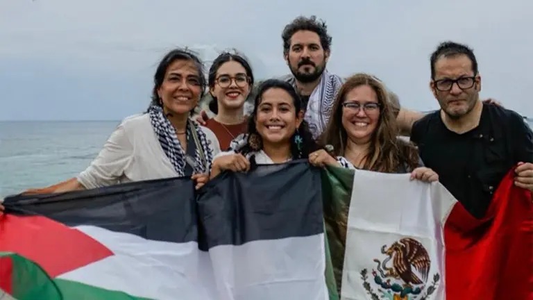 Familiares denuncian maltrato a mexicanos detenidos por Israel en la Flotilla Global Sumud