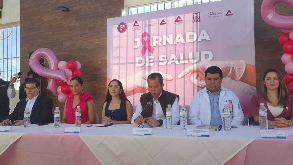 CANACO Durango realiza Jornada de Salud por el Mes Rosa