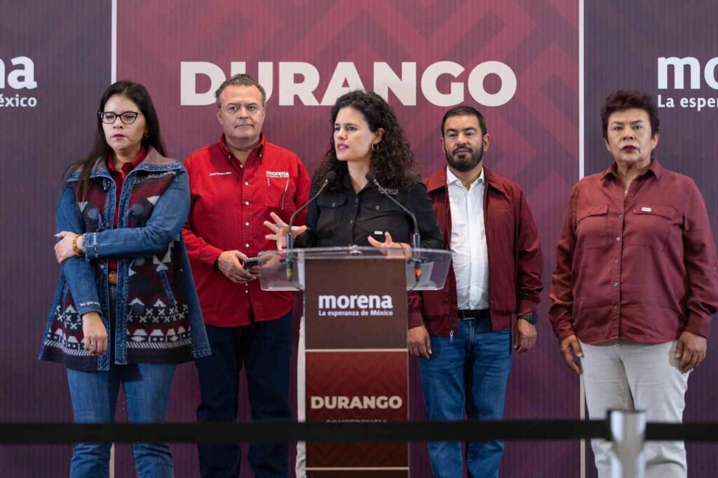 Morena supera los cien mil afiliados en Durango y refuerza su organización interna y plan municipalista: Luisa María Alcalde