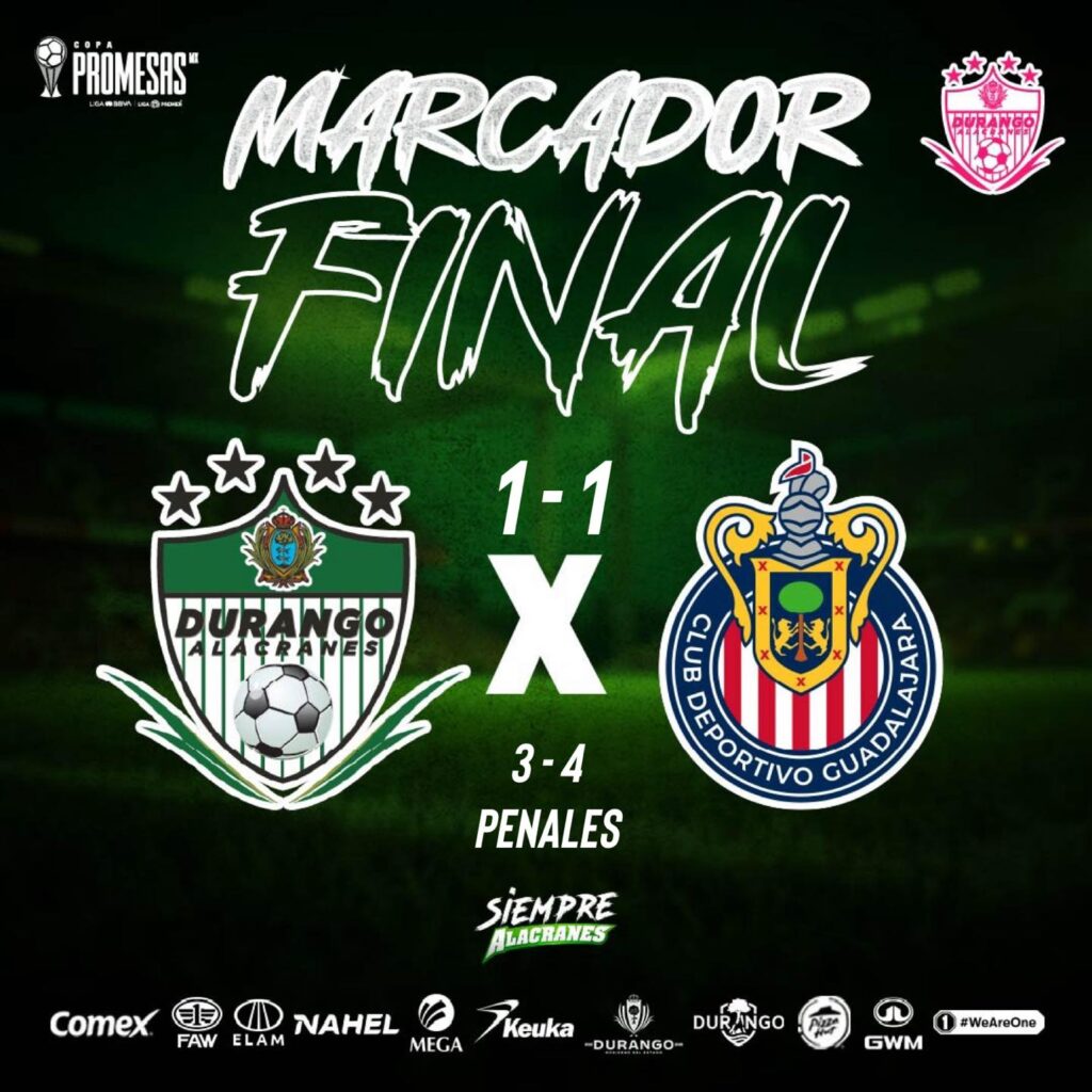 Anulan gol a Alacranes y pierden en penales: Se despiden de la copa Promesas