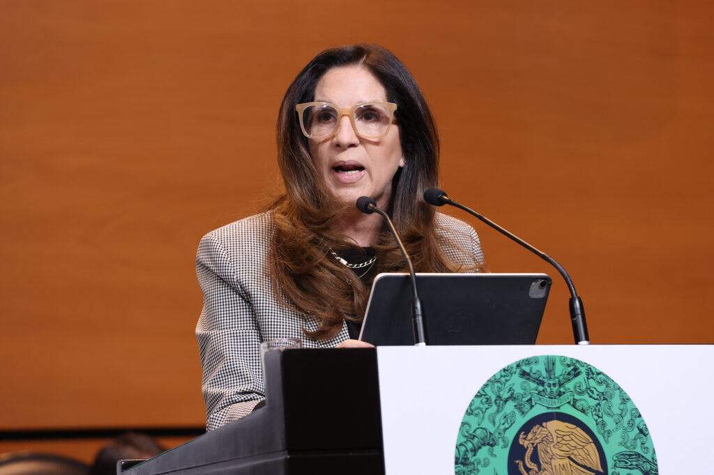 Patricia Flores exige energía limpia y justicia eléctrica en México