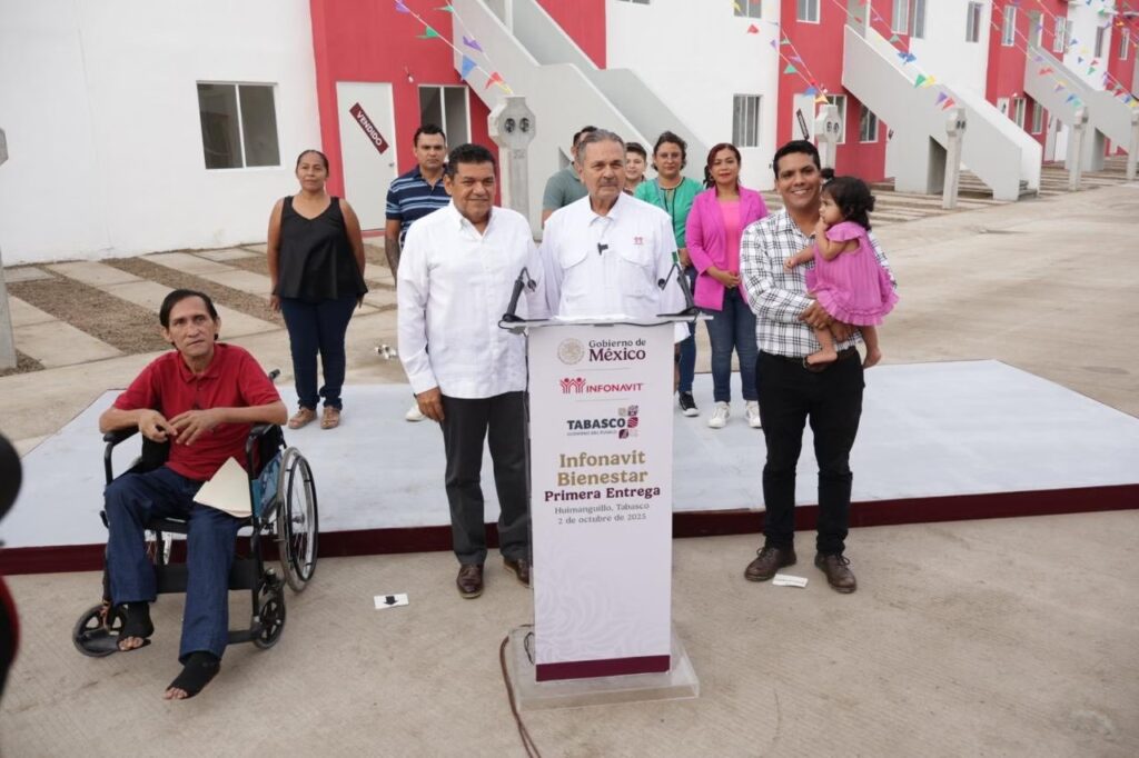 Inauguran primeras casas del programa Viviendas para el Bienestar en Tabasco