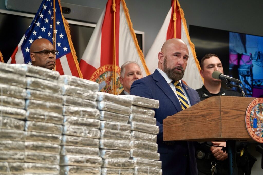 Florida intercepta 173 kilos de cocaína que salieron de México