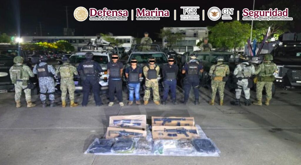 Detienen a cuatro presuntos extorsionadores en Tabasco, confirma Harfuch