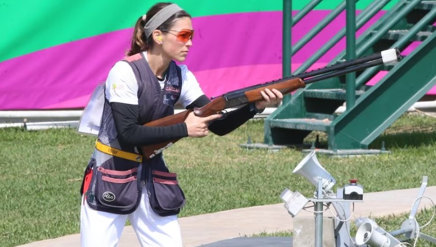 Gabriela Rodríguez hace historia y gana la plata en el Mundial de Tiro en Europa