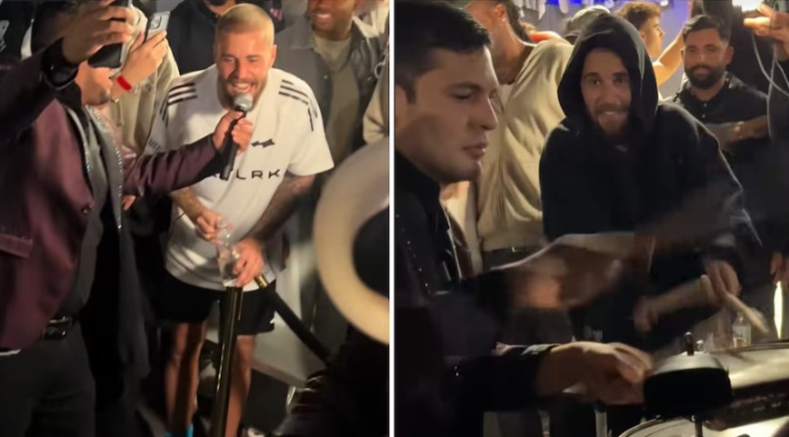 Justin Bieber sorprende con música de banda en Los Ángeles