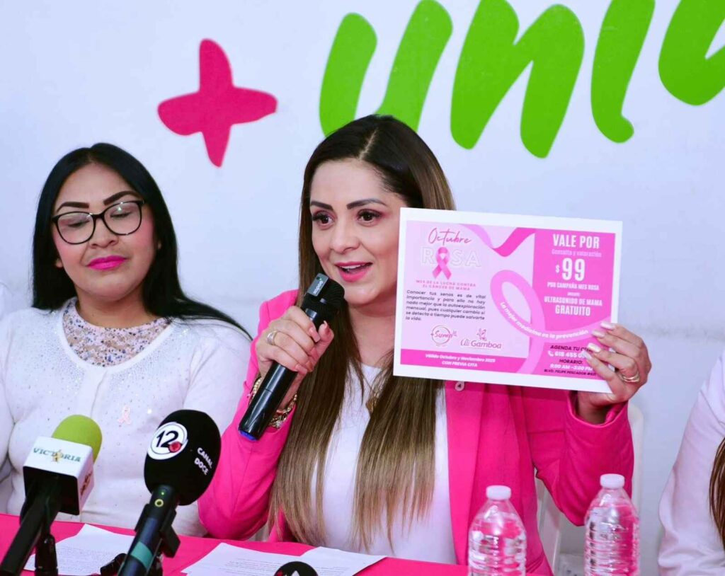 Se han registrado 116 muertes por cáncer de mama y detectado 69 en Durango: SUMA inicia campaña de prevención