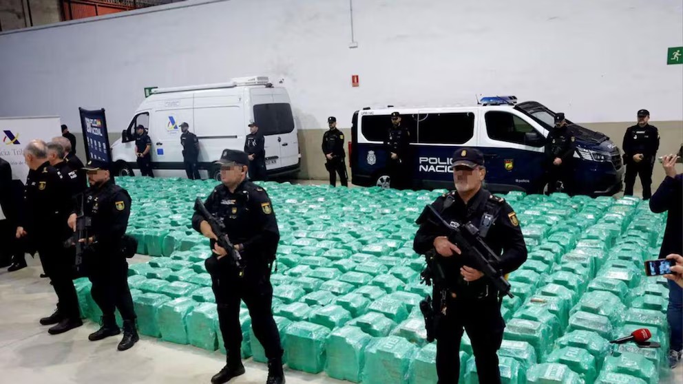 Desmantelan red de drogas en España operada por traficantes mexicanos y colombianos