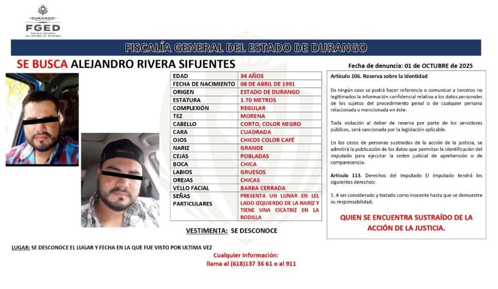 Acusado de abusar de una mujer ya lo busca la Fiscalía