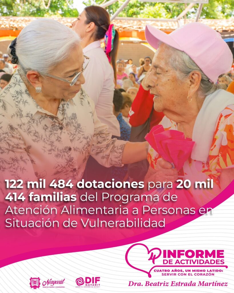 DIF Nayarit entrega alimento y esperanza